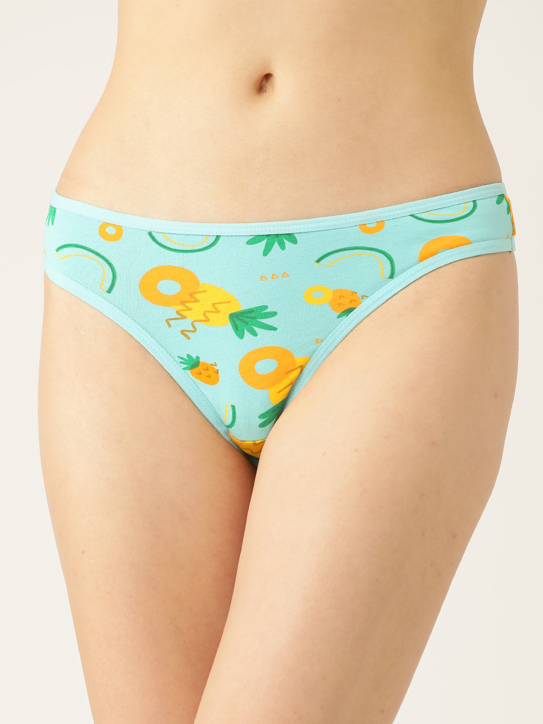 Women’s Printed Low Rise Thong Briefs (Pack of 3)