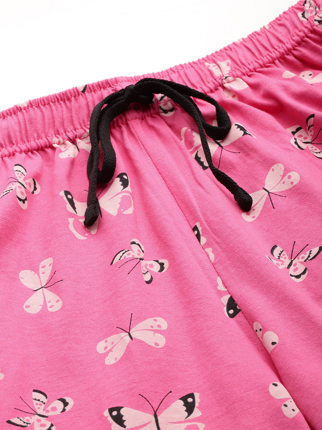 Women's Floral Printed Mid Rise Bermuda Lounge Shorts