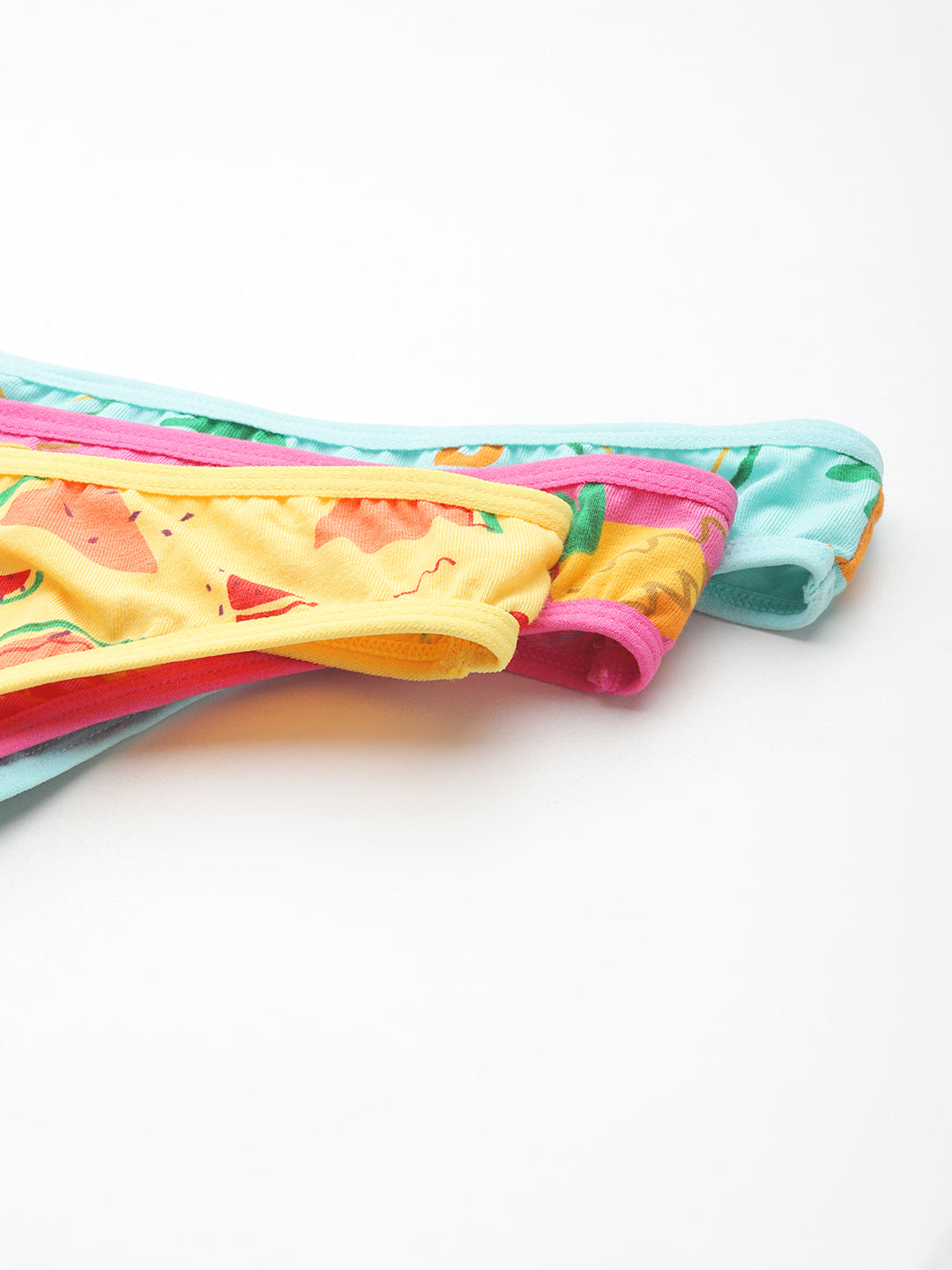 Women’s Printed Low Rise Thong Briefs (Pack of 3)