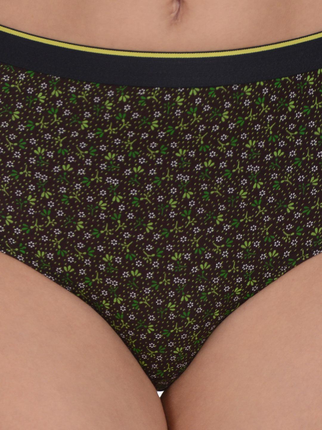Women's Printed 4 way Stretch Hipster Brief Pack of 3 with Modal Fabric | MM-HIPSTER-PR001-3 | Leading Lady
