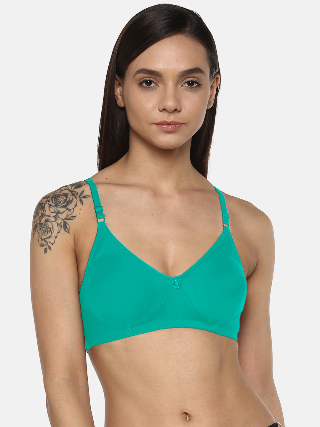Green T Shirt Bra