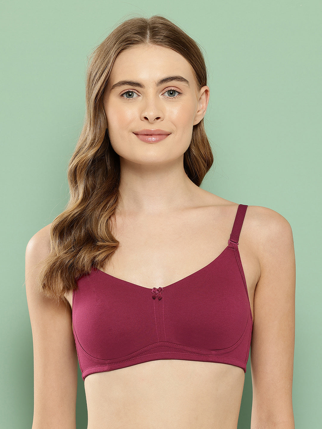 Maroon T Shirt Bra