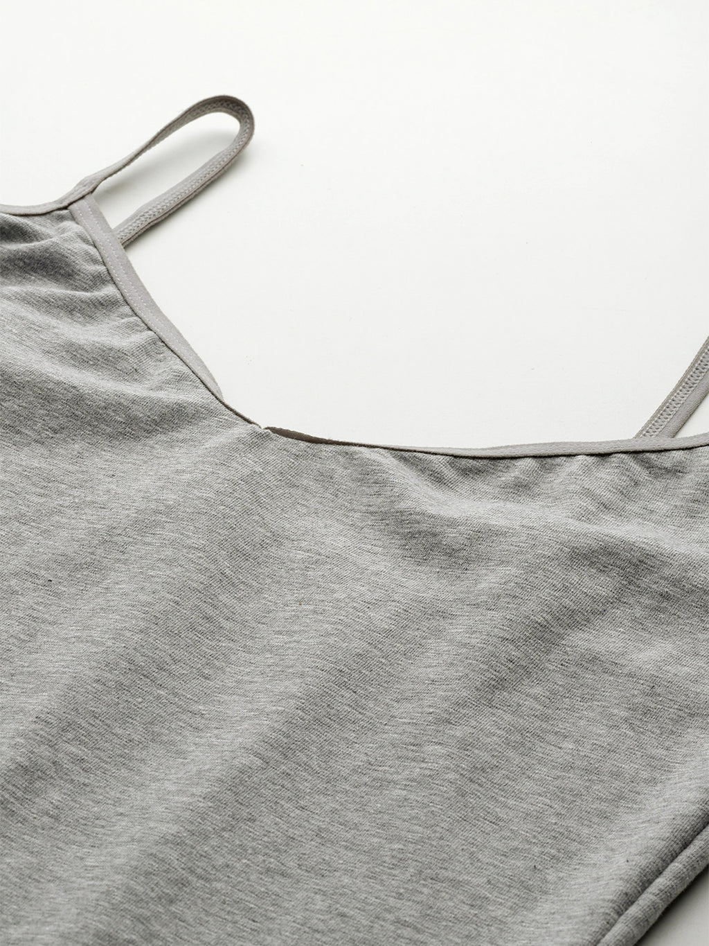 Leading Lady Women’s Solid V-Neck Sleeveless Cotton Camisole Regular Fit Tank Top [ LYC-01 ]