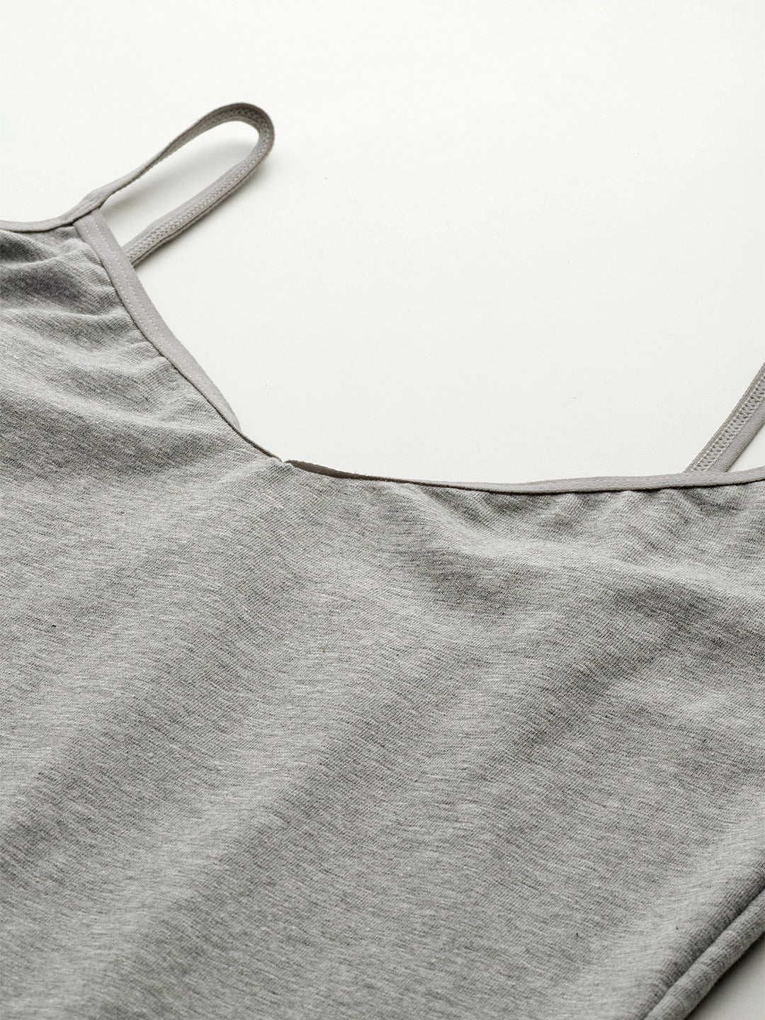 Leading Lady Women’s Solid V-Neck Sleeveless Cotton Camisole Regular Fit Tank Top [ LYC-01 ]