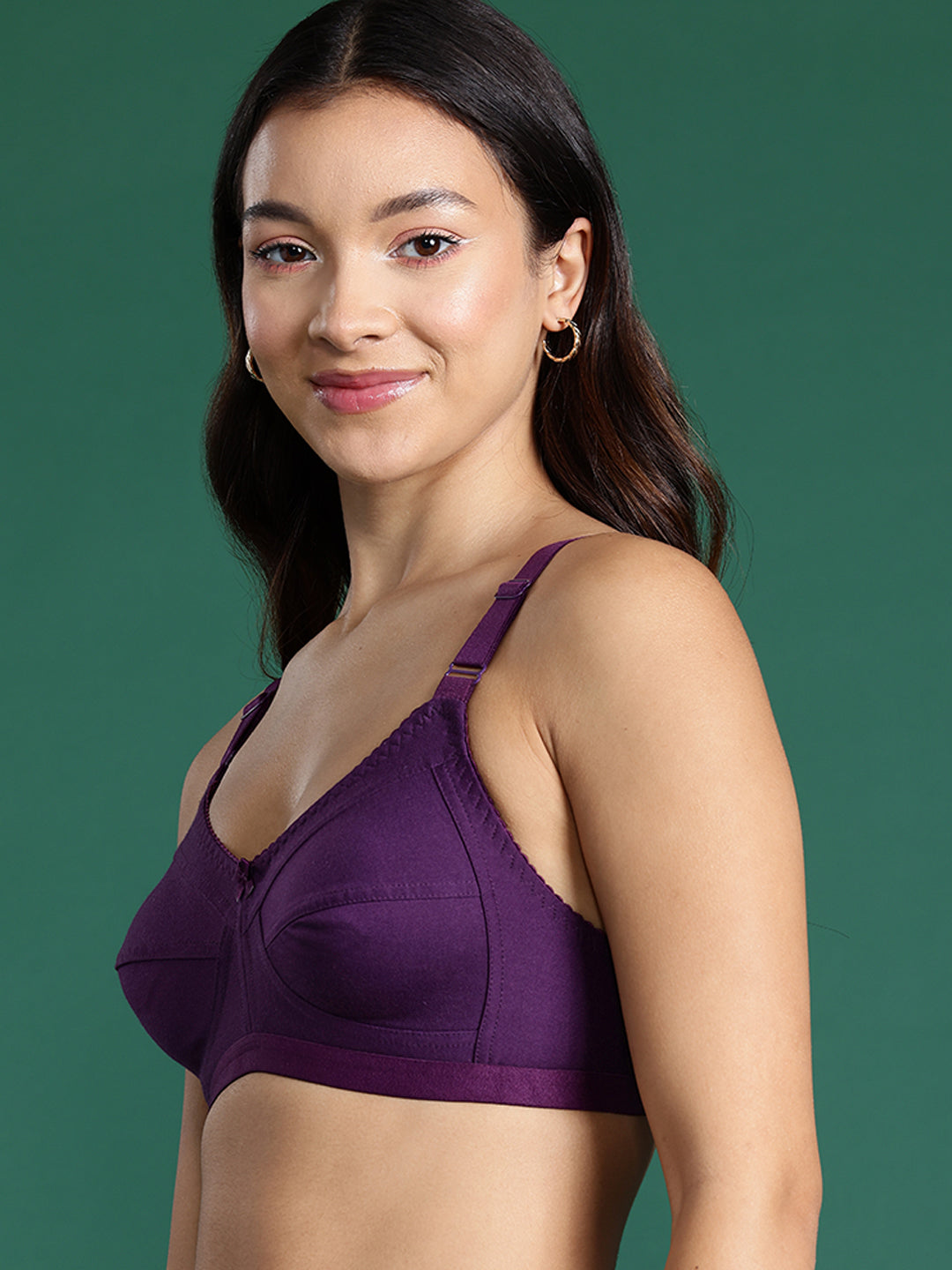 Purple T Shirt Bra