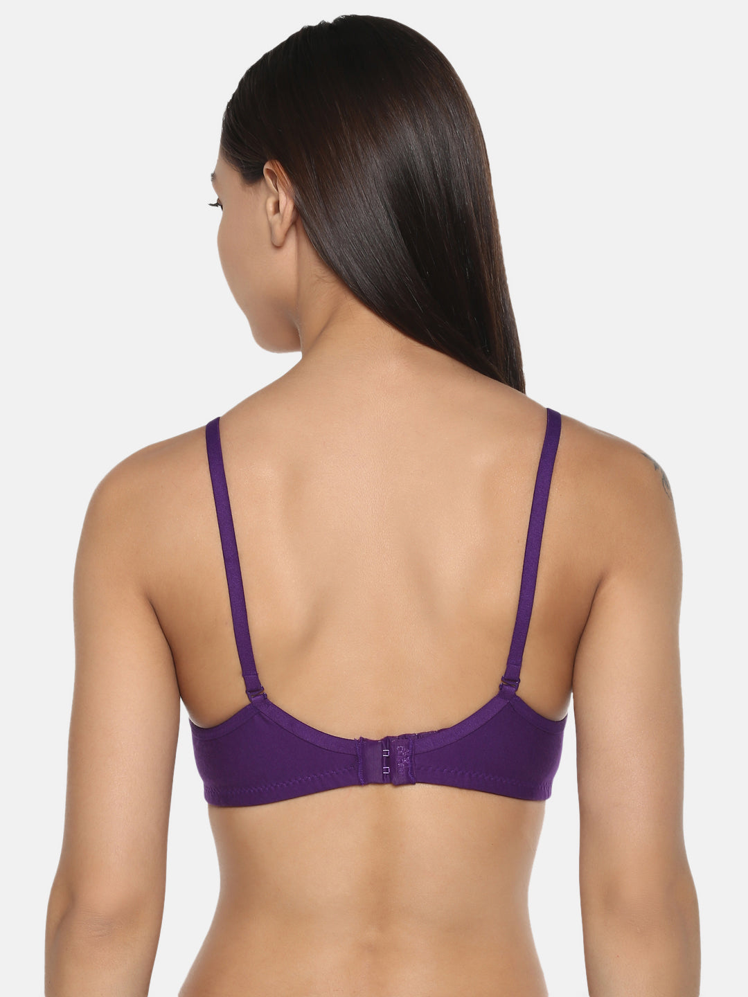 Purple T Shirt Bra