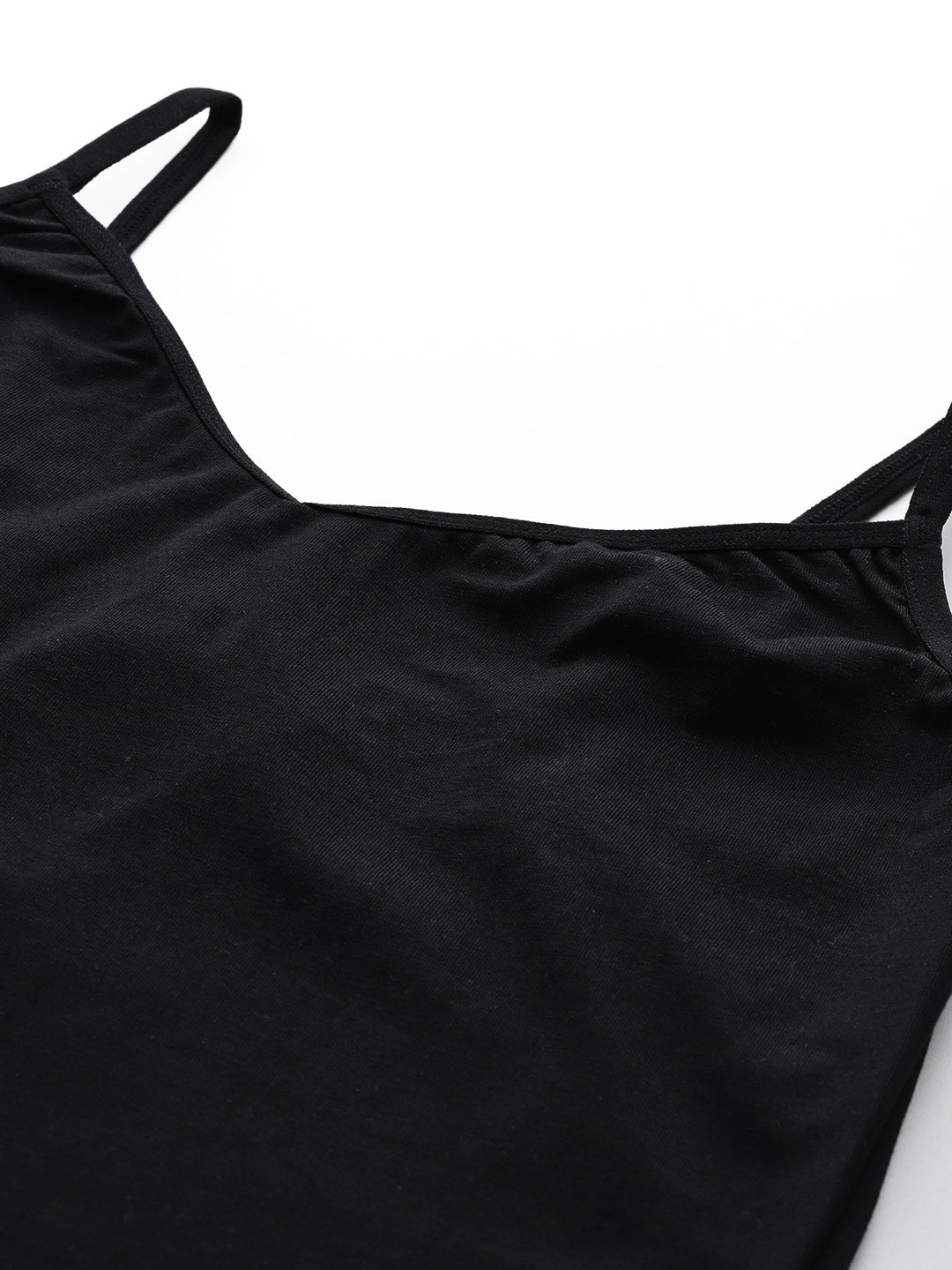 Leading Lady Women’s Solid V-Neck Sleeveless Cotton Camisole Regular Fit Tank Top [ LYC-01 ]