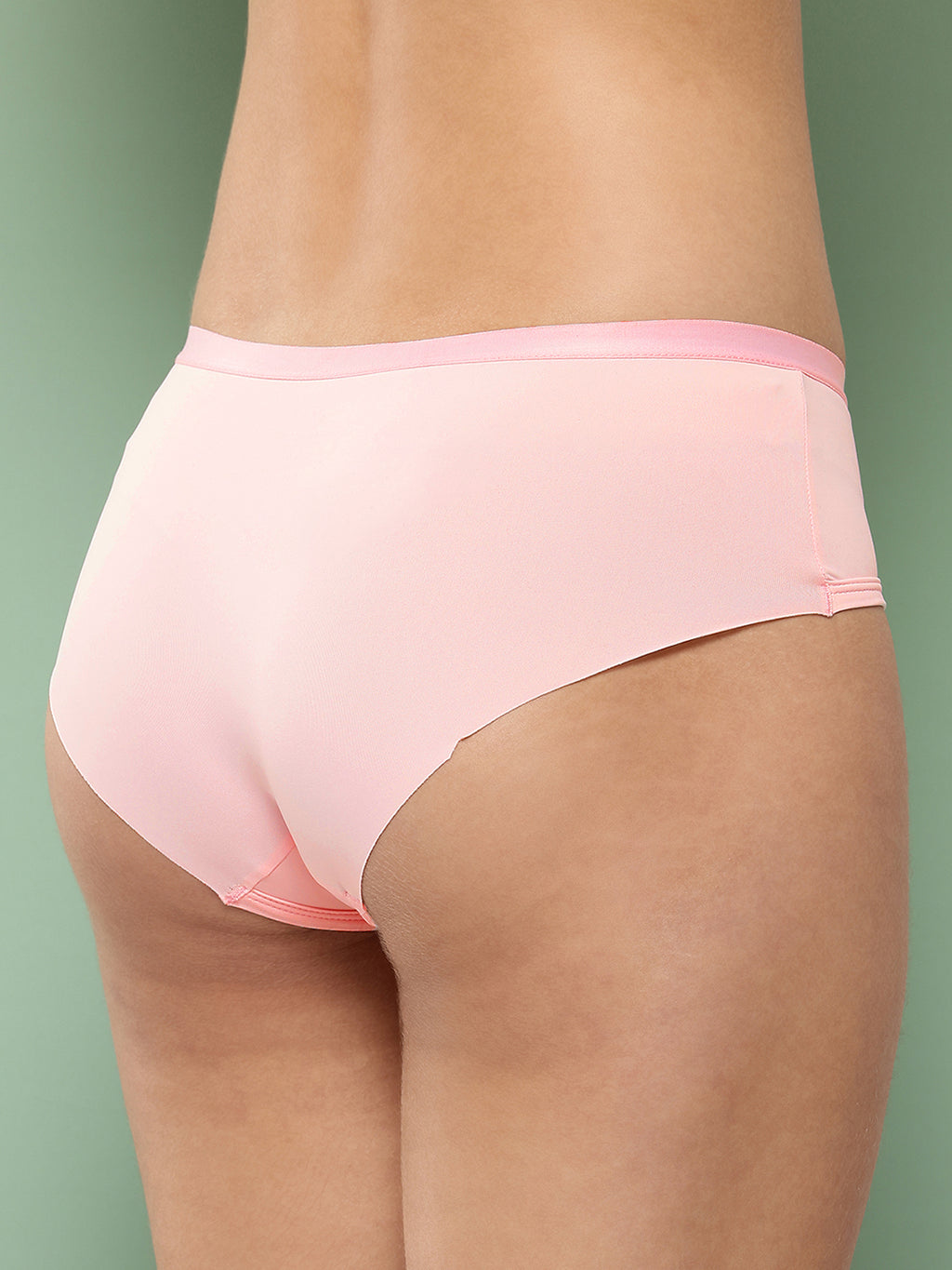 Leading Lady Women's Solid Mid Rise Hipster Brief