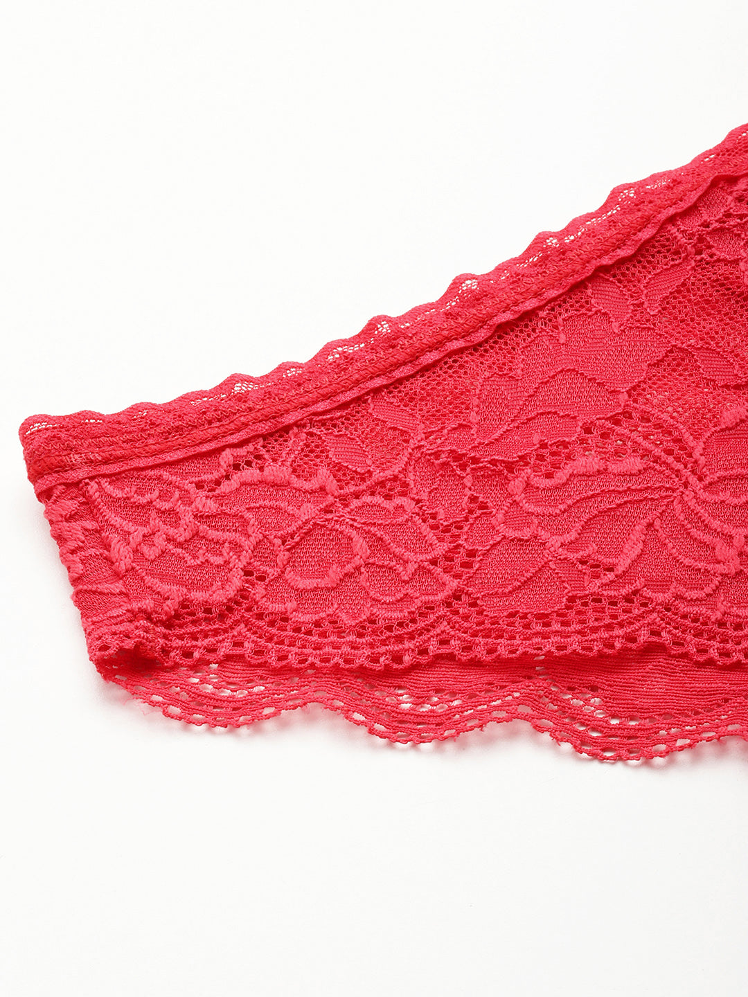 Leading Lady Women's Solid Mid Rise Bikini Lace Brief | PN-1027-1 |