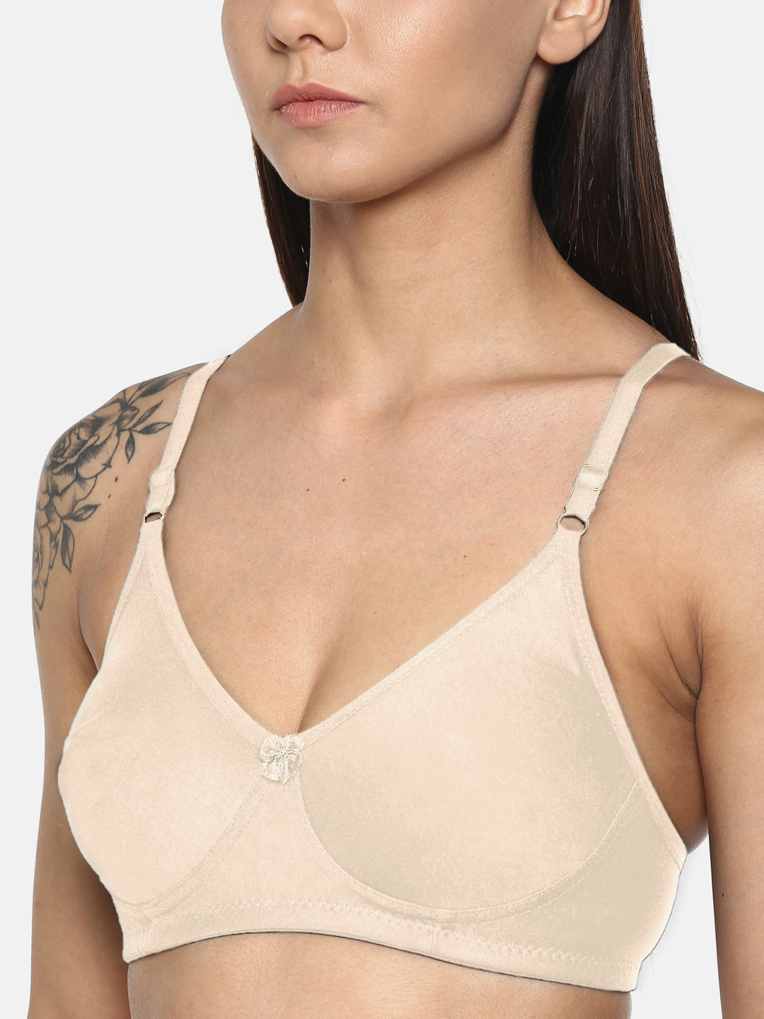 Peach T Shirt Bra
