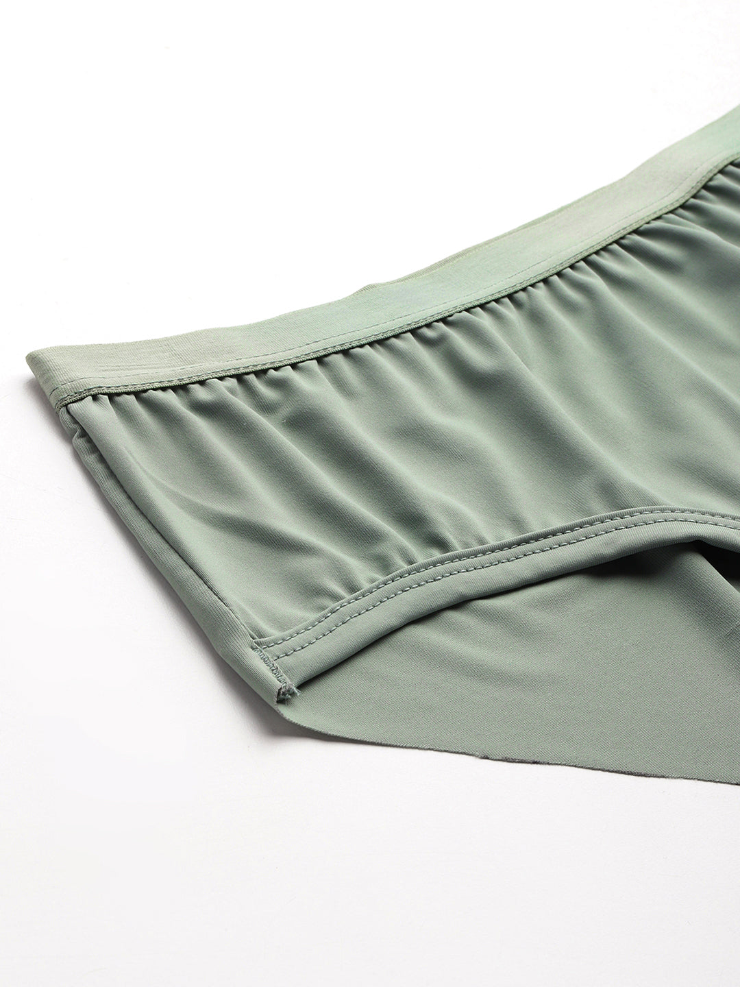 Leading Lady Women's Solid Mid Rise Hipster Brief