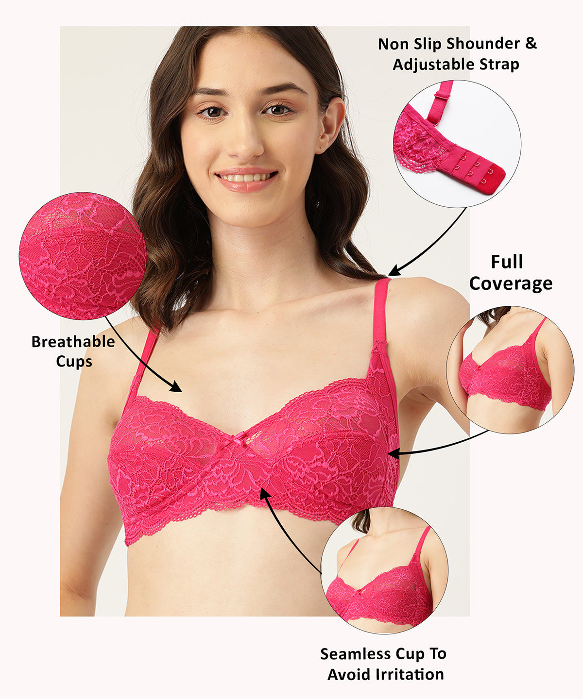 Brown T Shirt Bra