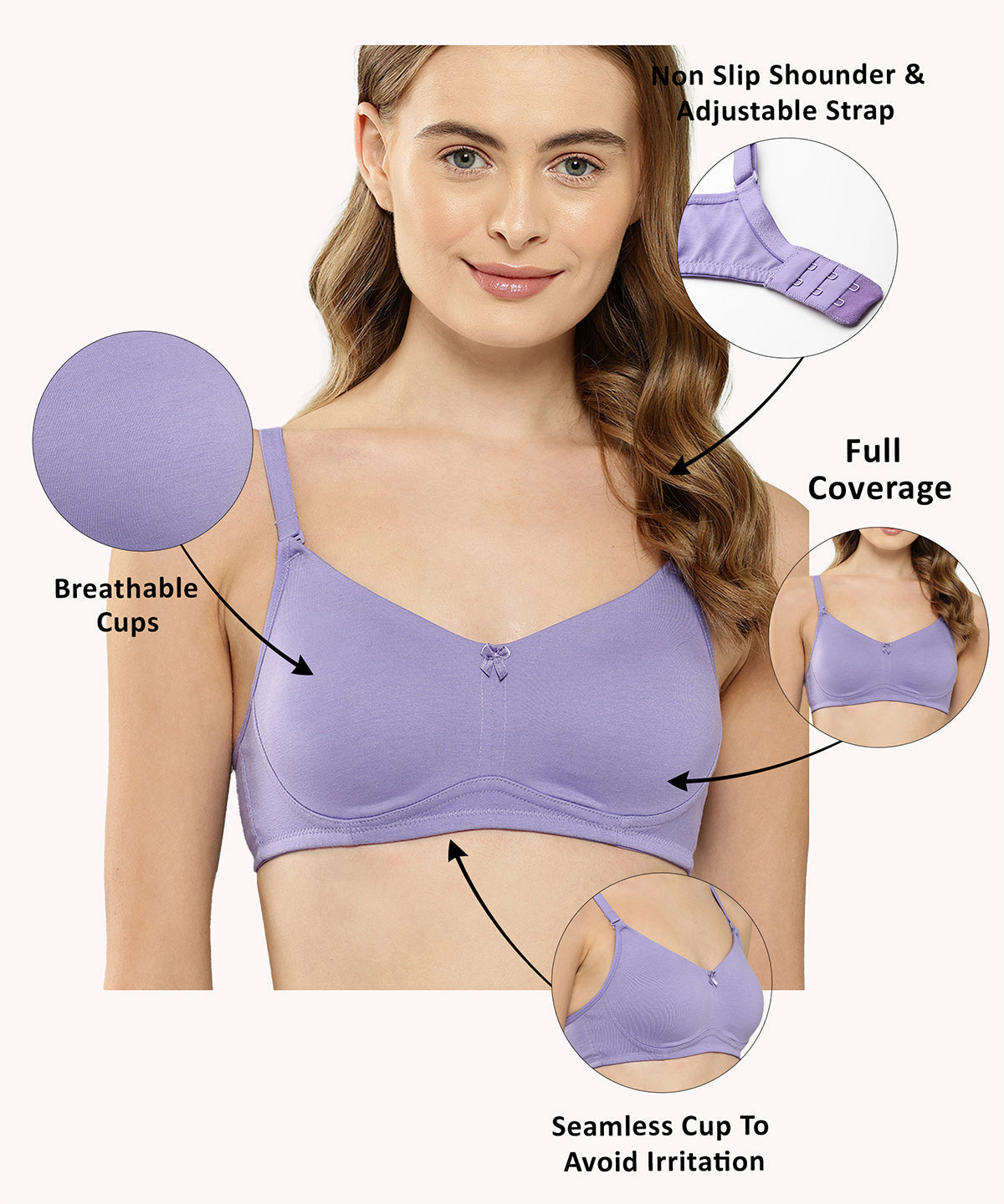 Mauve T Shirt Bra