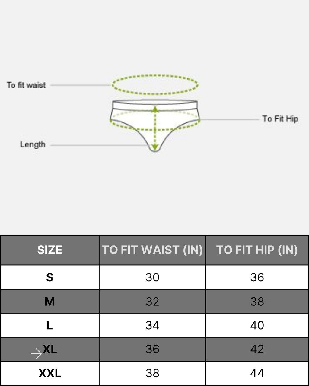 Leading Lady Women's Solid Mid Rise Hipster Brief