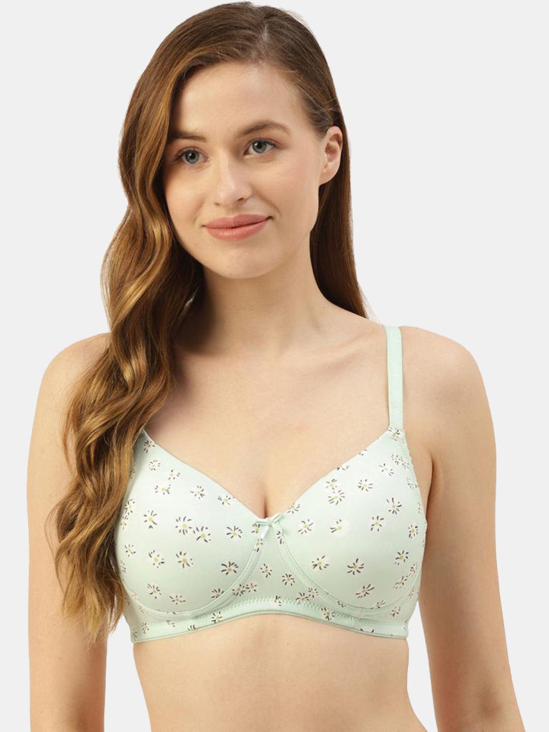 Women's Floral Print Lightly Padded Bra |BRA-4009| Leading Lady
