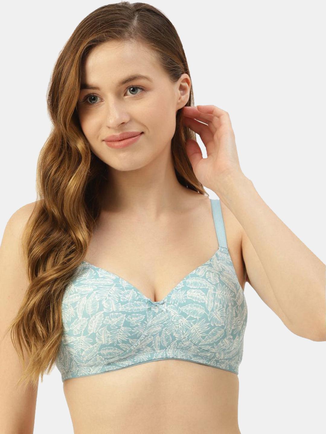 Women's Floral Printed Lightly Padded Bra |BRA-4008| Leading Lady