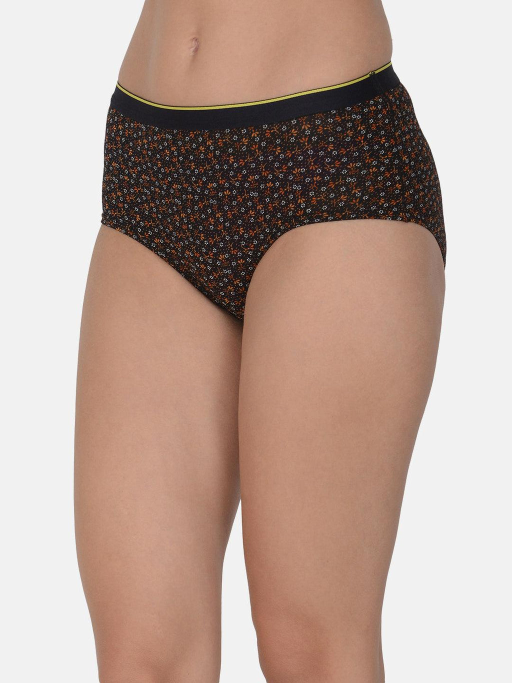 Women's Printed 4 way Stretch Hipster Brief Pack of 3 with Modal Fabric | MM-HIPSTER-PR001-3 | Leading Lady