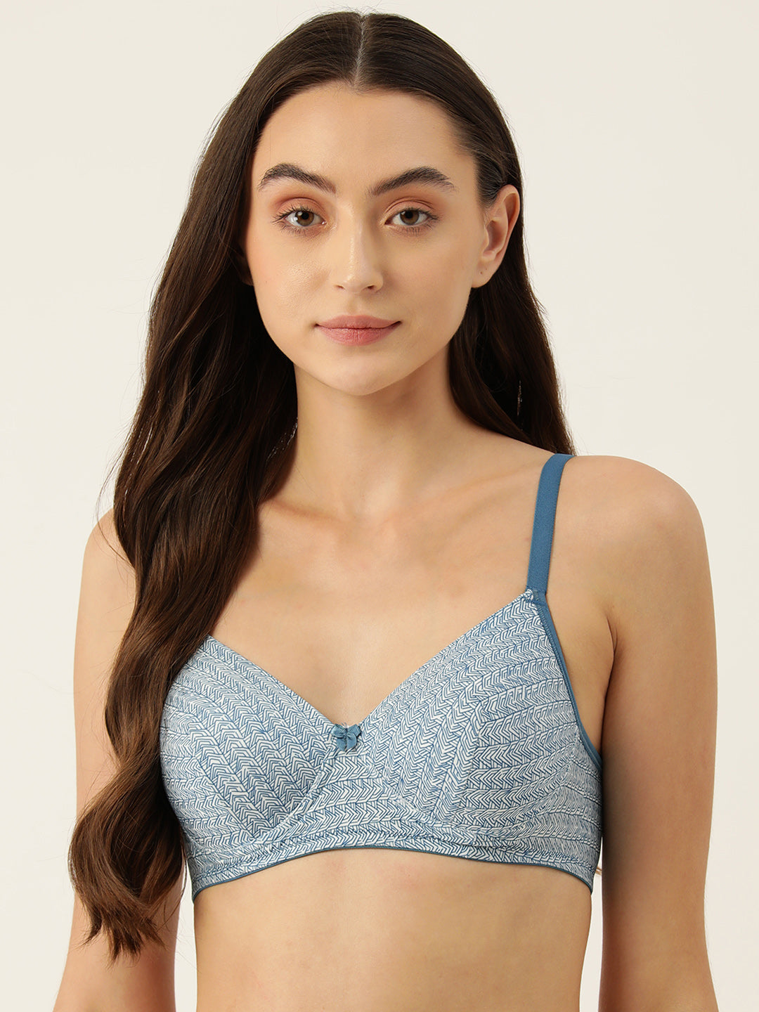 Women's Printed Lightly Padded T-Shirt Bra | BRA-4058-1 | Leading Lady