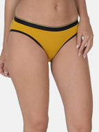 Women's Solid 4 Way Stretch Bikini Brief Pack of 3 with Modal Fabric | MM-BIKINI-S001-3 | Leading Lady