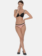 Women's Solid 4 Way Stretch Bikini Brief Pack of 3 with Modal Fabric | MM-BIKINI-S001-3 | Leading Lady