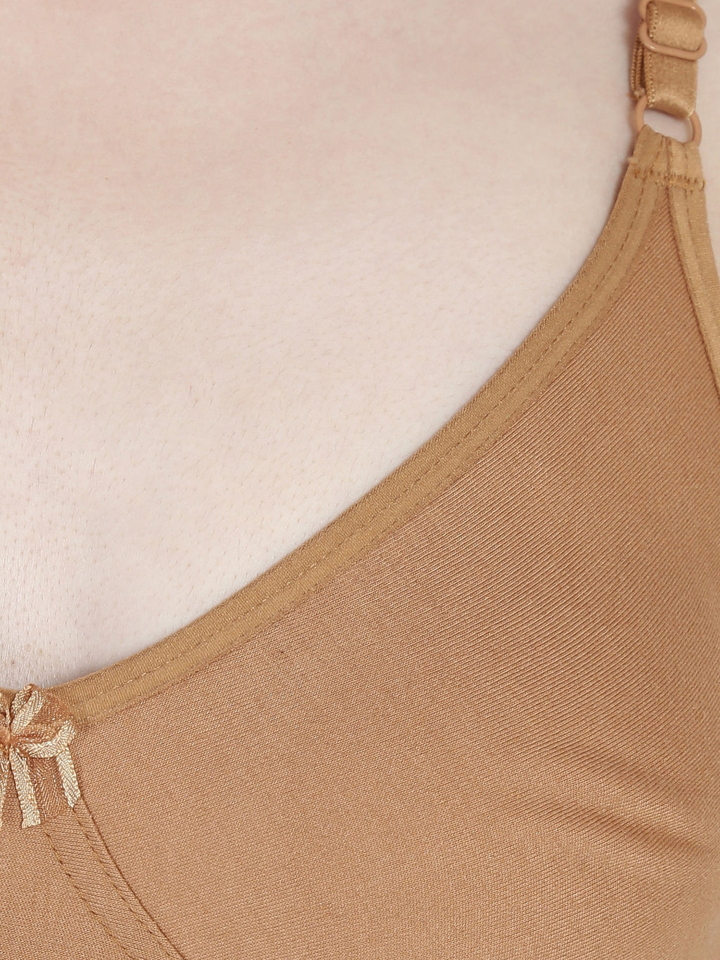 Women's Solid Nude Non-Padded T-Shirt Bra | COOL-SKN-1 | Leading Lady